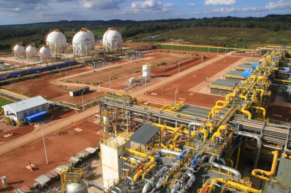 La Planta Separadora de Líquidos de Gran Chaco. Foto YPFB