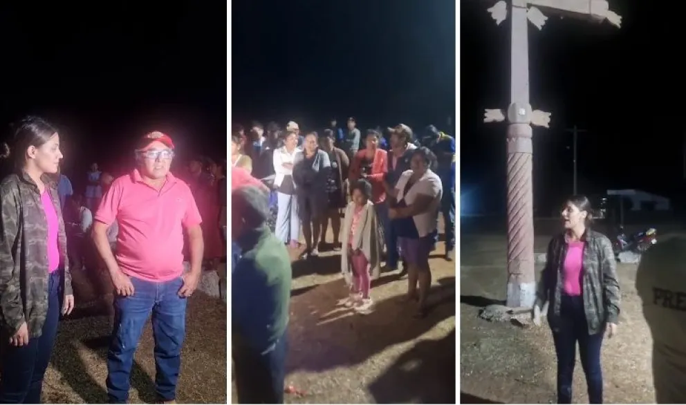 La diputada María René Álvarez junto a miembros de la comisión, denunció que fueron emboscados en Bajo Paragua. Foto: Diputados.