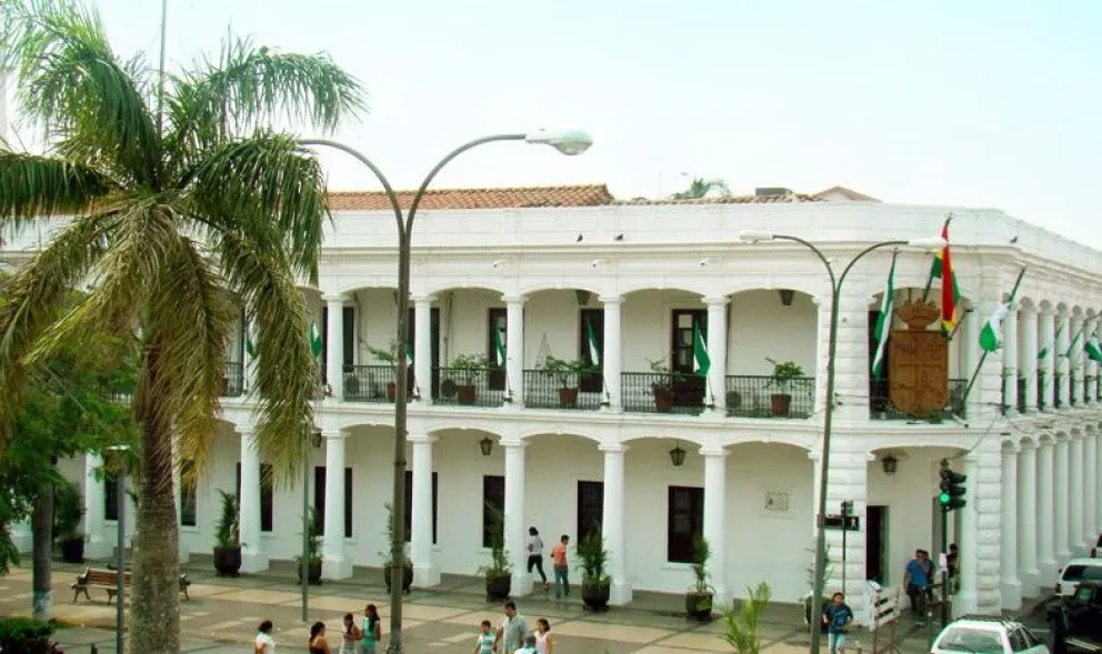 Instalaciones de la Alcaldía de Santa Cruz. Foto: ABI