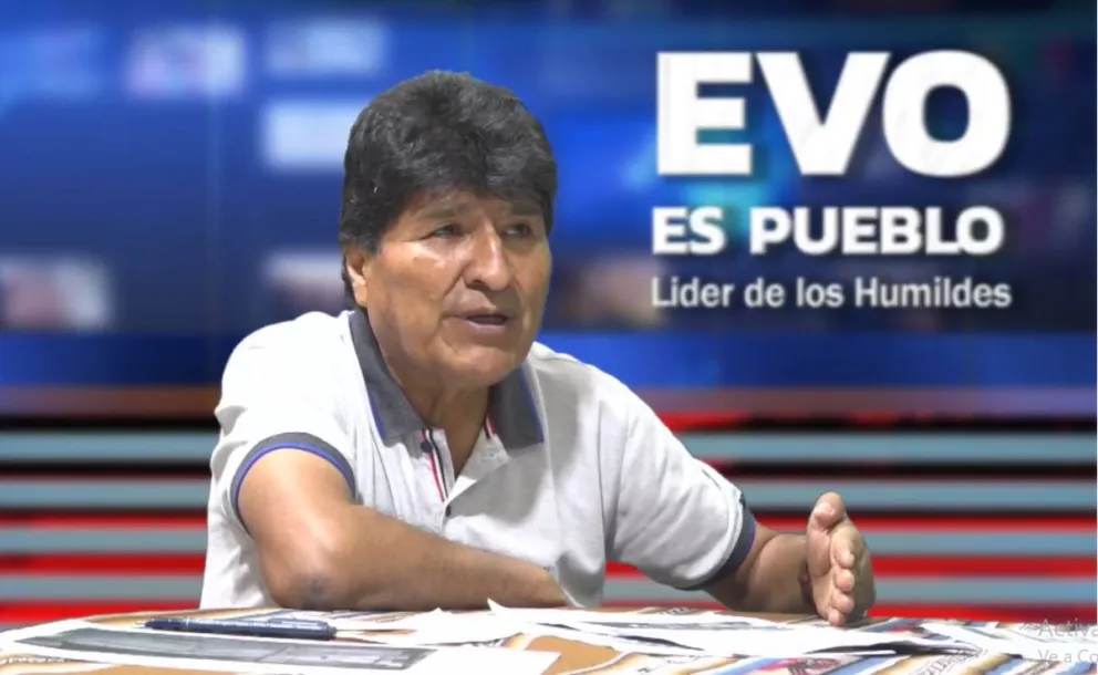 Evo Morales este domingo 1 de septiembre de 2024 en su programa en Radio Kausachun Coca