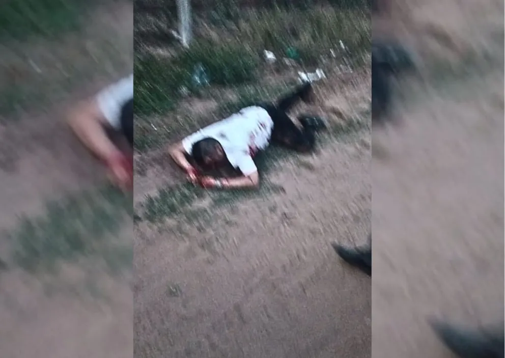 La persona fallecida durante la balacera. 