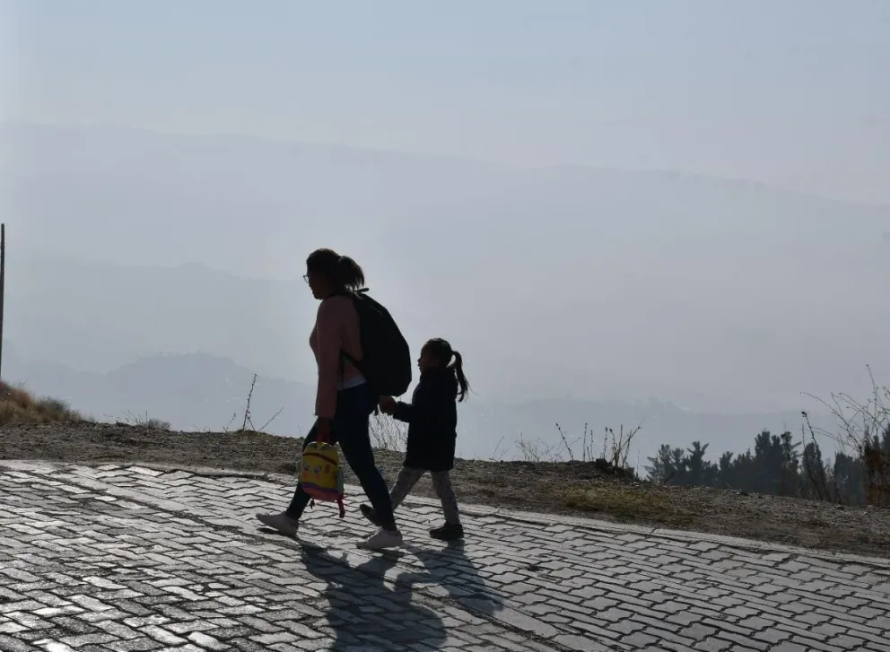 La ciudad de La Paz amaneció con una calidad del aire "muy mala". Foto: APG 