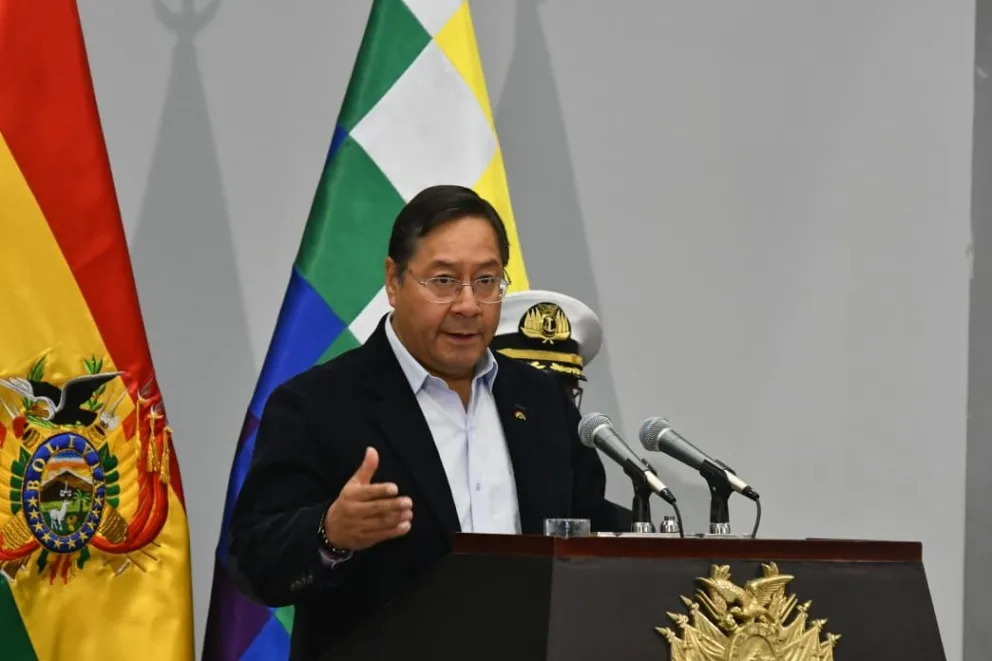 El presidente Luis Arce. Foto: APG