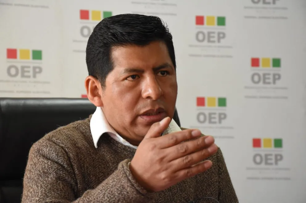  El vocal del TSE, Tahuichi Tahuichi Quispe. Foto: APG