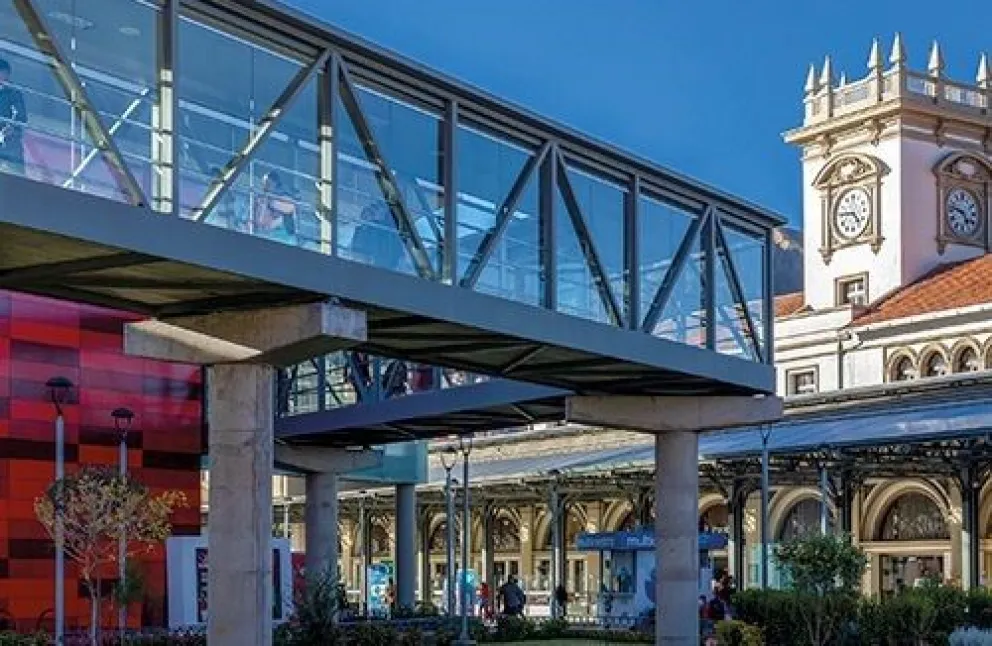 Una parada de la línea roja de la empresa de transporte por cable. Foto: Mi Teleférico