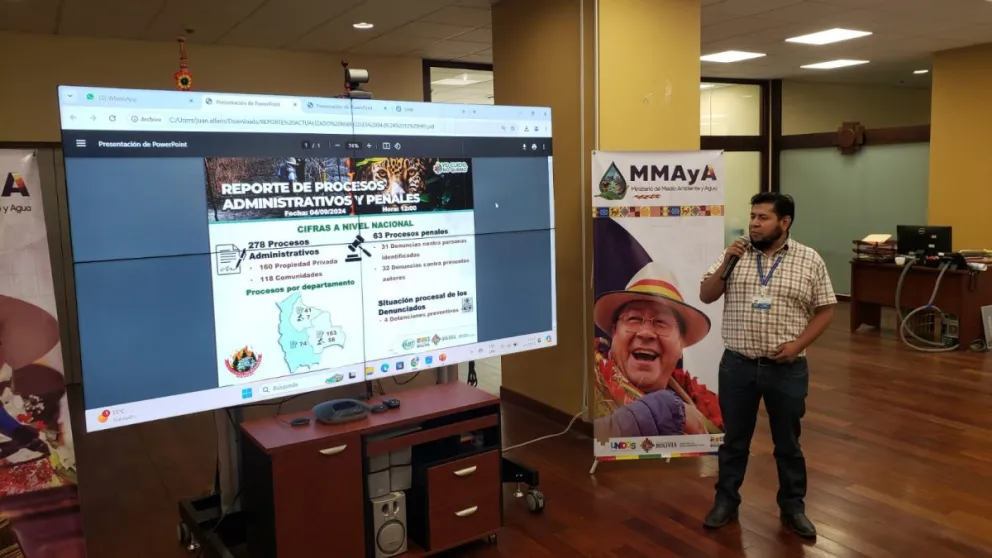 Ronald Mojica, jefe de la Unidad de Programas de Medio Ambiente. Foto: Visión 360