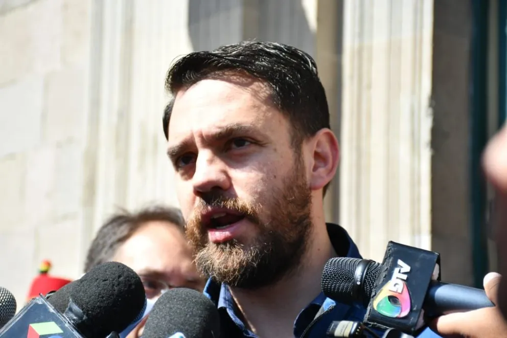 El ministro de Gobierno, Eduardo del Castillo. Foto: APG