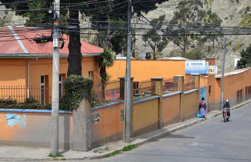 Uno de los centros de acogida de niños, en la ciudad de La Paz. Foto: Sedeges
