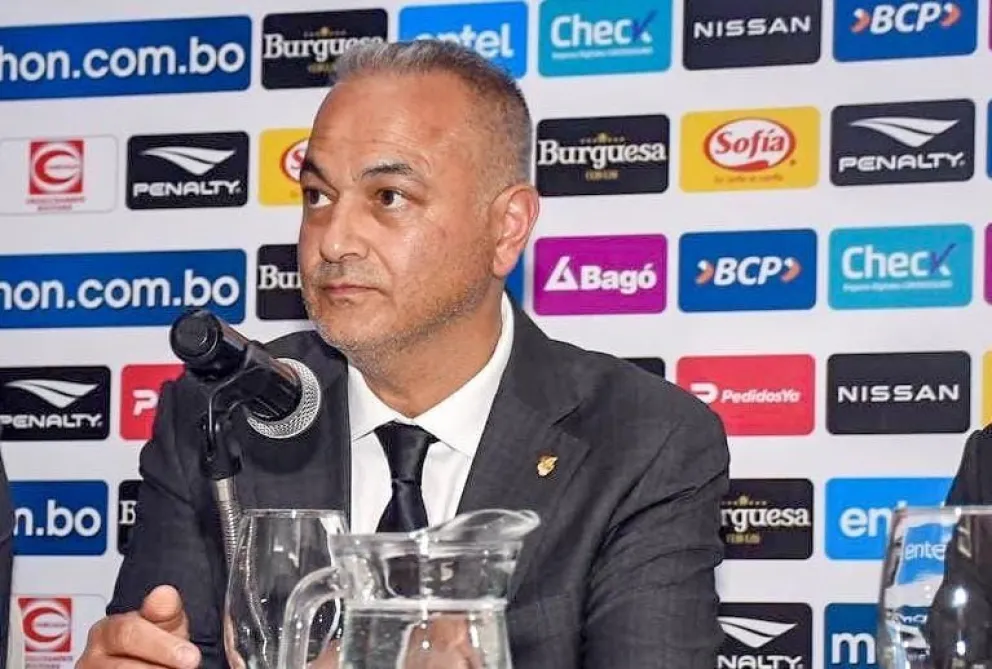 El presidente de la Federación, Fernando Costa, en una conferencia de prensa anterior. Foto: FBF