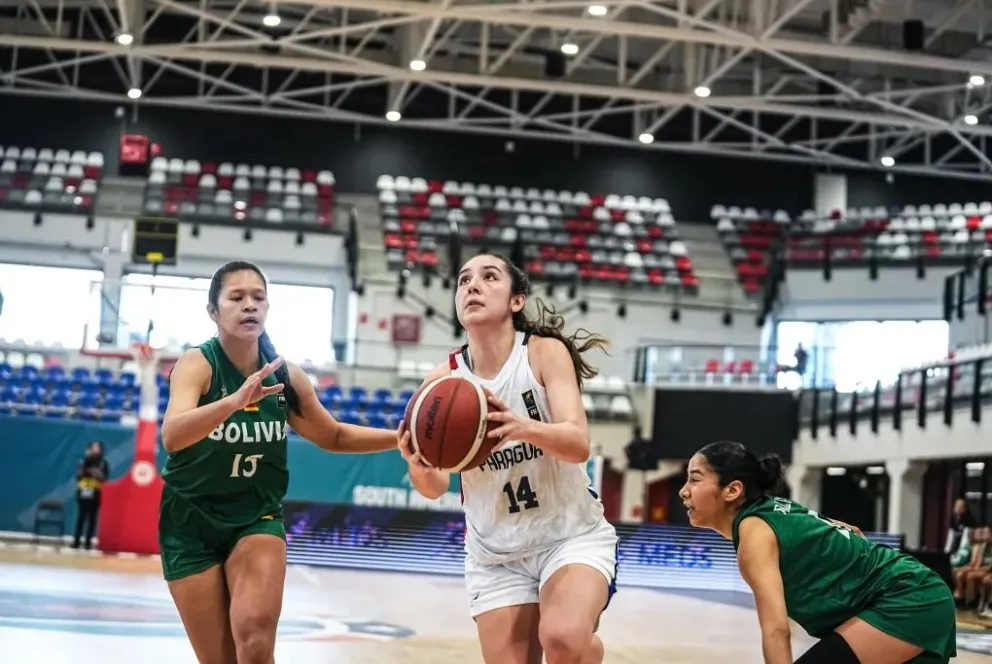 Incidencia del partido entre Bolivia y Paraguay en el Sudamericano. Foto: FIBA América.