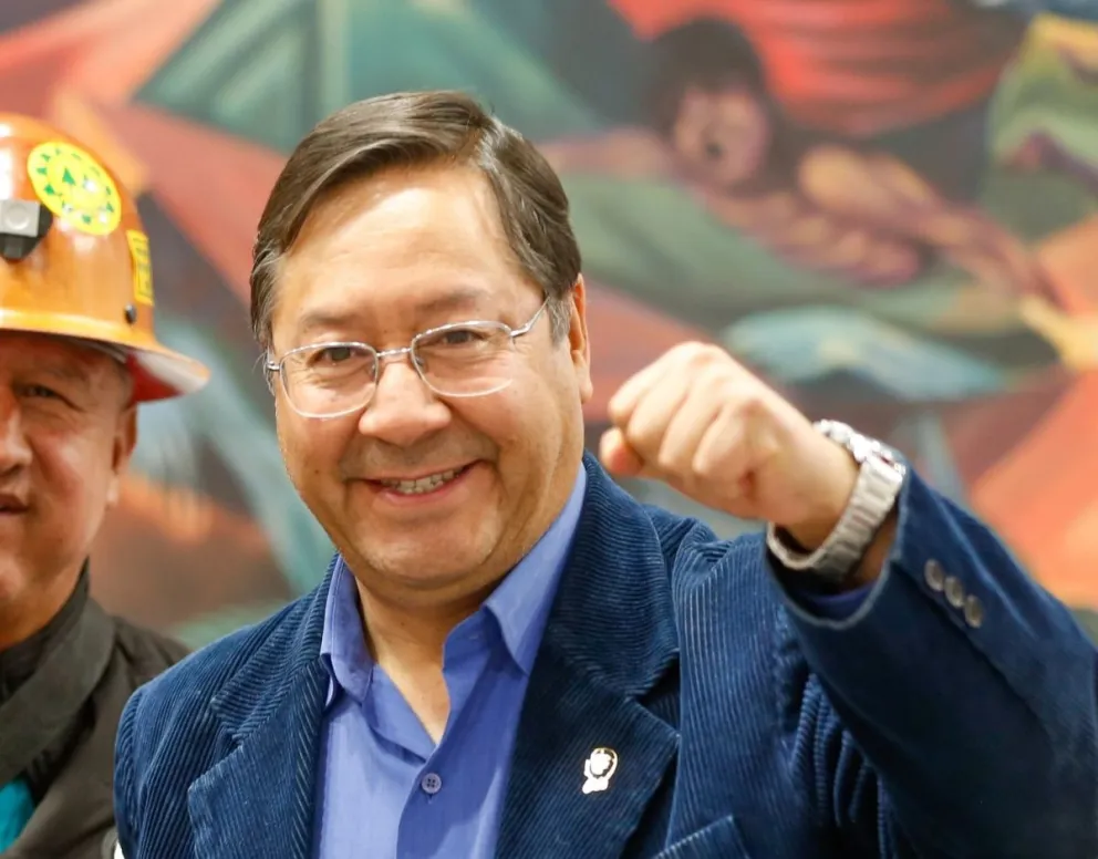 El presidente Arce. Foto: Facebook del mandatario 