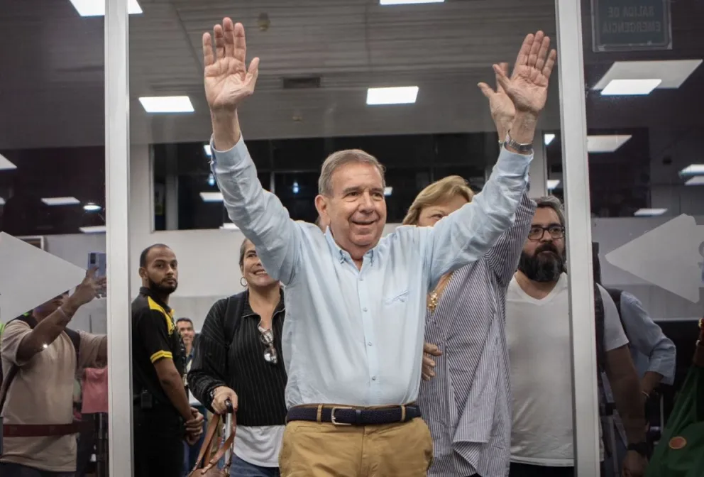 Edmundo González, de la Plataforma Unitaria Democrática (PUD). Foto: @EdmundoGU