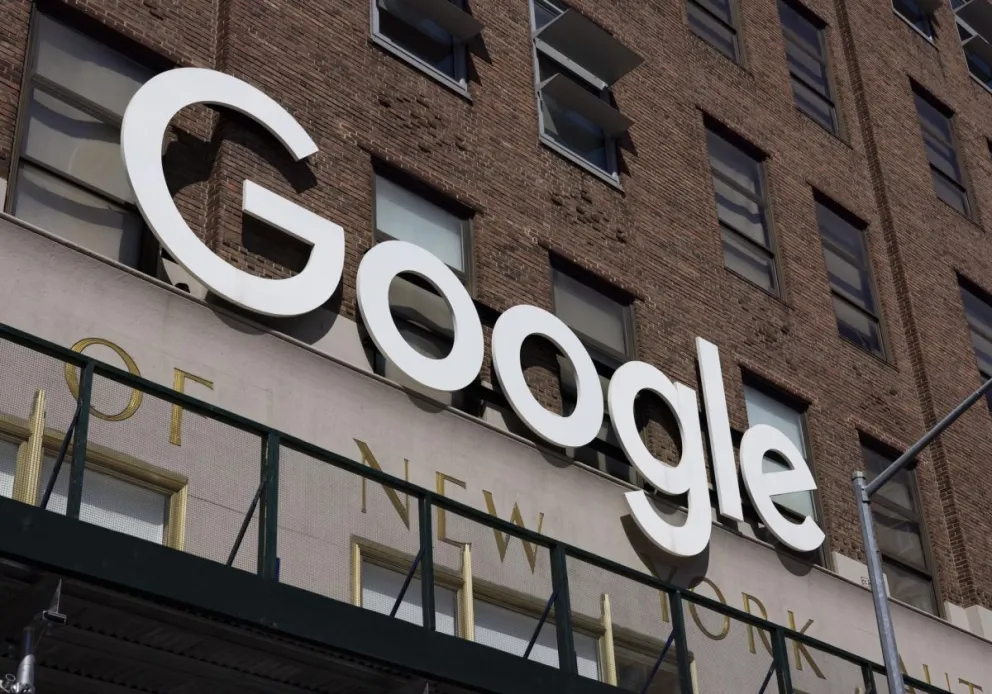 Las oficinas de Google en Nueva York. Foto: EFE