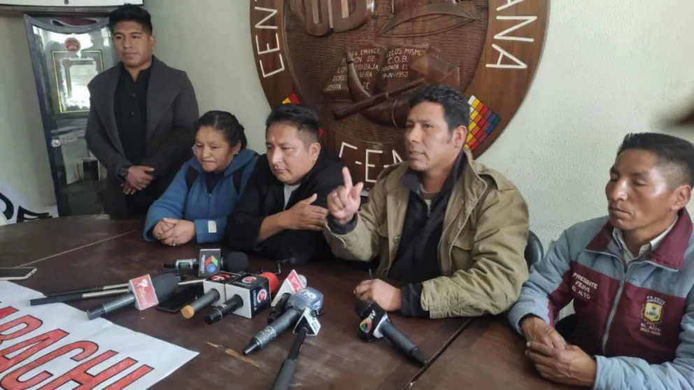 Humberto Claros, uno de los jefes "evistas" procesado por terrorismo. Foto; APG