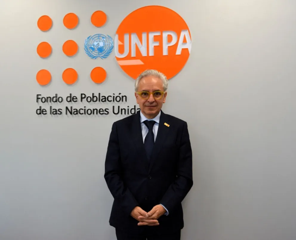 Pablo Salazar Canelos, representante del Unfpa en Bolivia.   Foto: Leny Chuquimia / visión360