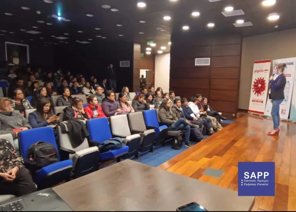 Uno de los talleres de prevención organizado por SAPP. Foto: SAPP