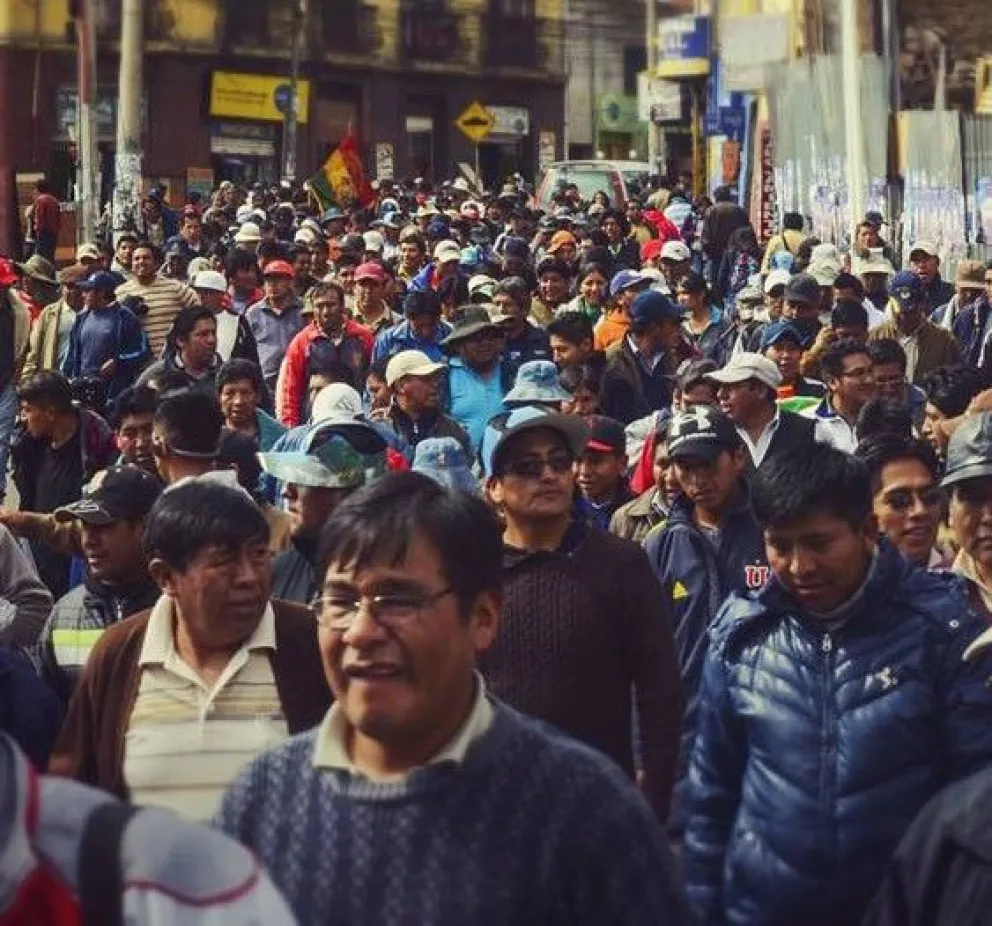 La población boliviana empieza a desacelerar su crecimiento.  Foto: Juan Quisbert