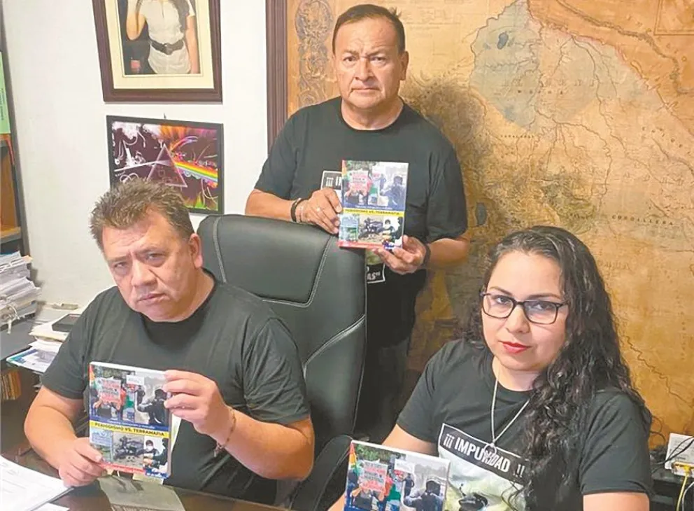 Percy Suárez (de pie) fue la única víctima que impulsó el caso contra los secuestradores por tres años. Foto: ADPS