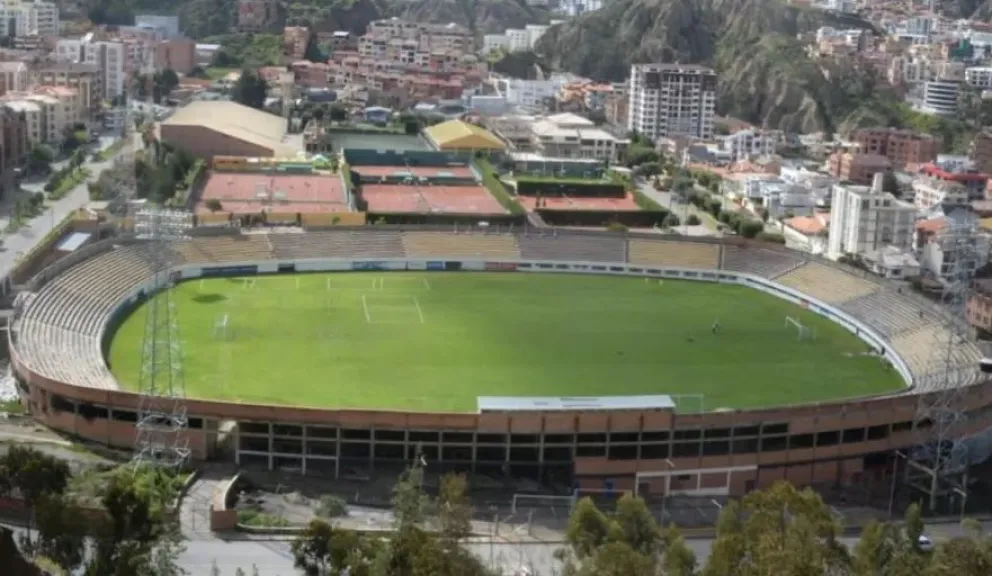 El estadio de la zona de Achumani que podría recibir partidos del torneo Clausura. Foto: Sports 360