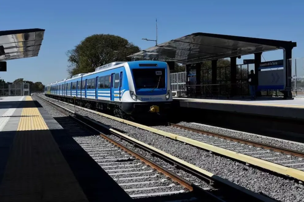 Una estación de trenes en la capital argentina. Foto: La Nación