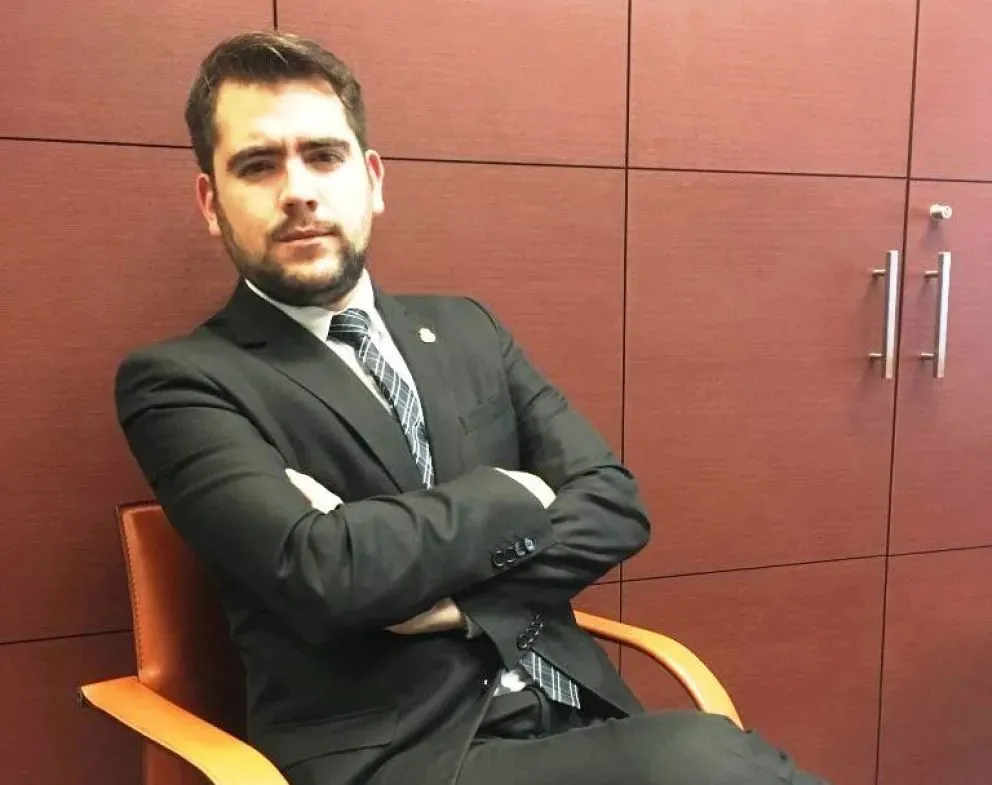 Rodrigo Quiros, exsecretario general del club Bolívar. Foto: RQ