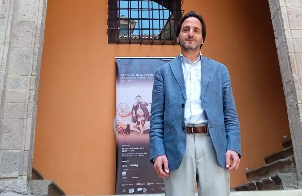 Facundo de Almeida, director del Museo de Arte Precolombino e Indígena (MAPI) del Uruguay. Foto: MNA