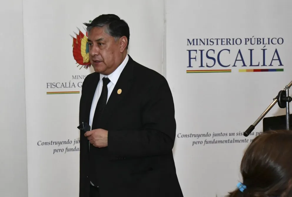 El fiscal general del Estado, Juan Lanchipa, en una imagen de archivo. Foto: APG