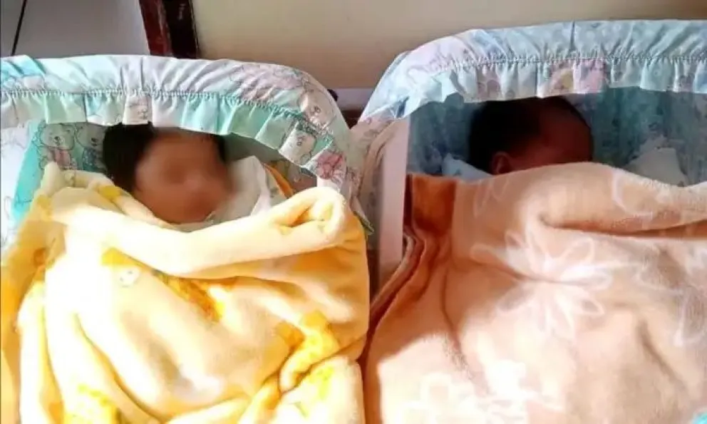 Bebés que fueron abandonados en la urbe paceña. Foto: AMUN