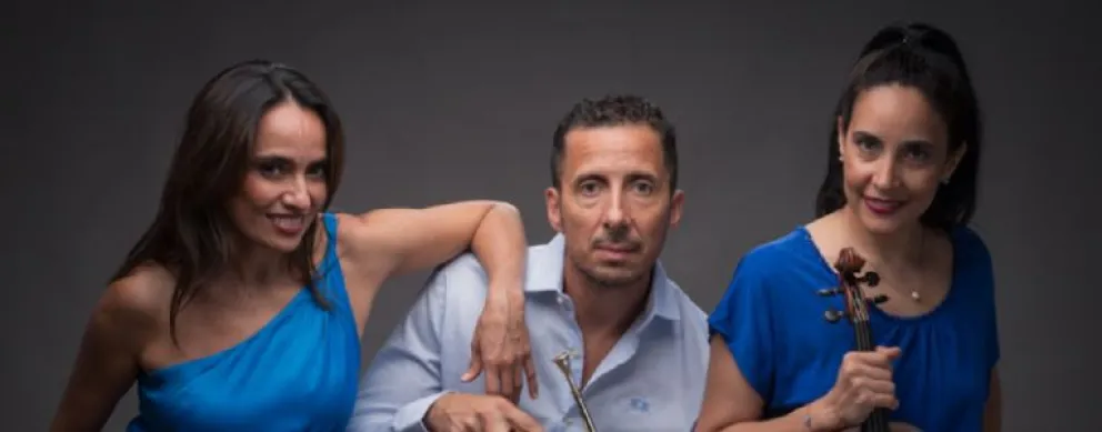 Los integrantes del Trío Latinoamericano  TRIVIUM. Foto: Espacio Simón I. Patiño