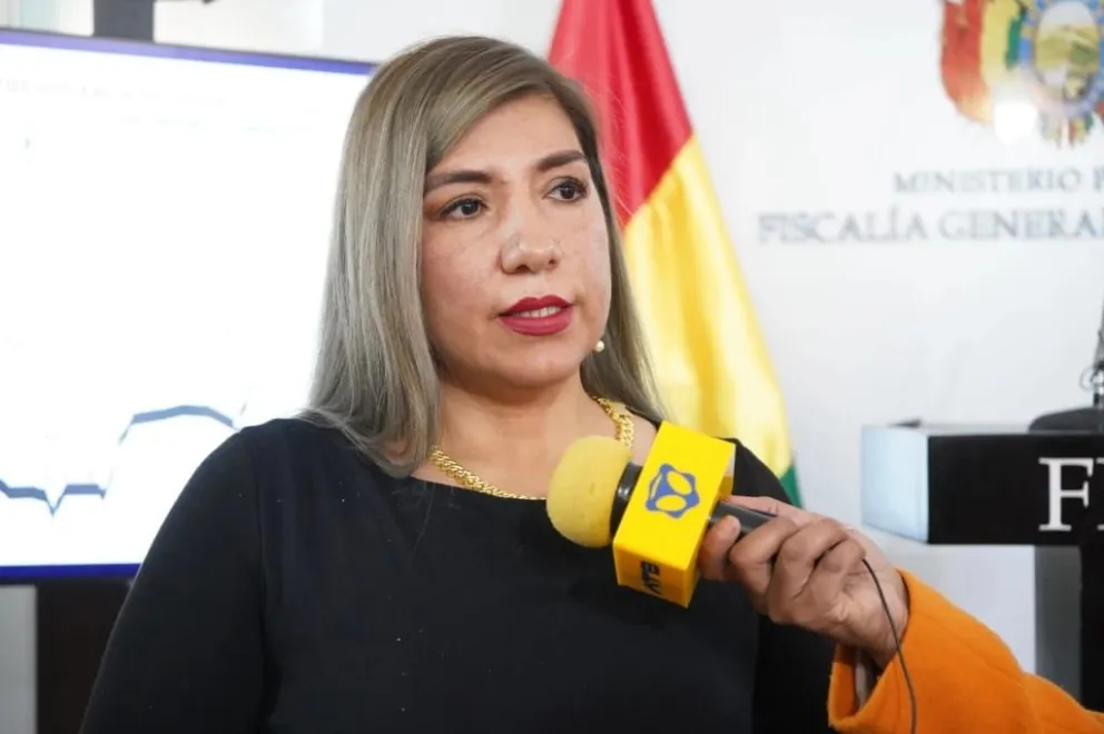La Directora de la Fiscalía Especializada en Delitos en Razón de Género y Juvenil. Foto: APG 
