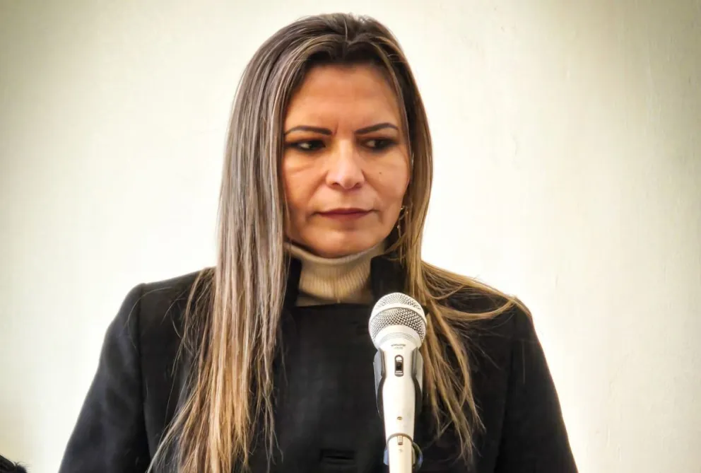 Sandra Gutiérrez, durante una anterior actividad. Foto: Senado  