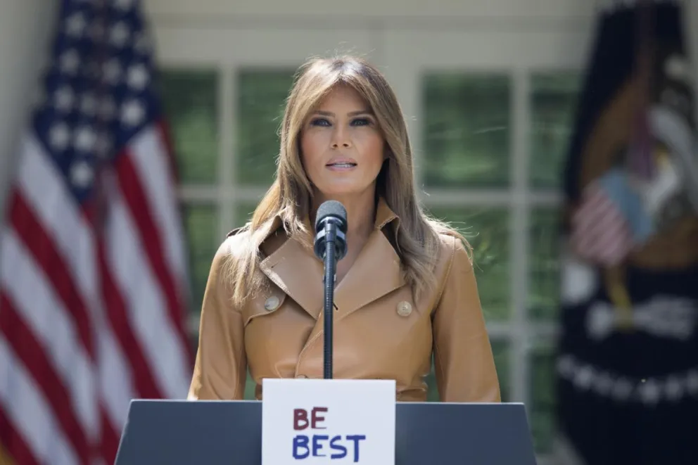 La exprimera dama estadounidense Melania Trump. Foto: EFE