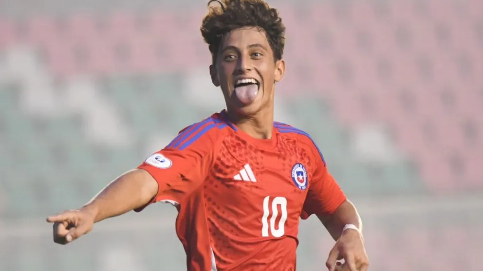 Zidane Yáñez, el joven futbolista chileno es hasta el momento la figura del Sudamericano Sub-15 de Santa Cruz. Foto: La Roja.