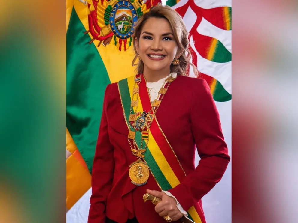 Imagen que compartió Jeanine Añez este jueves en la red X.