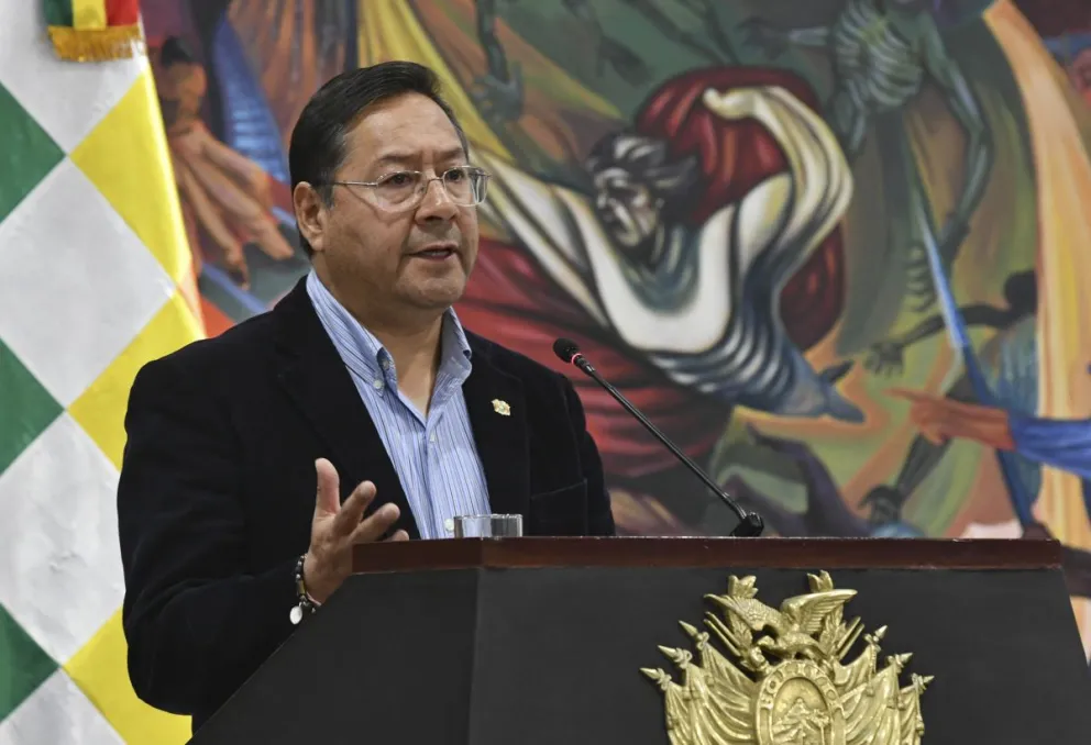 Arce, en un anterior contacto con la prensa. Foto: APG 