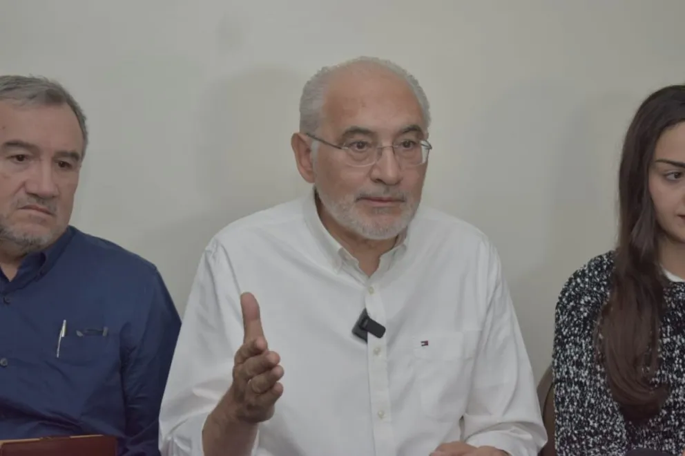 Carlos Mesa, durante una visita que realizó a Santa Cruz. Foto: CC