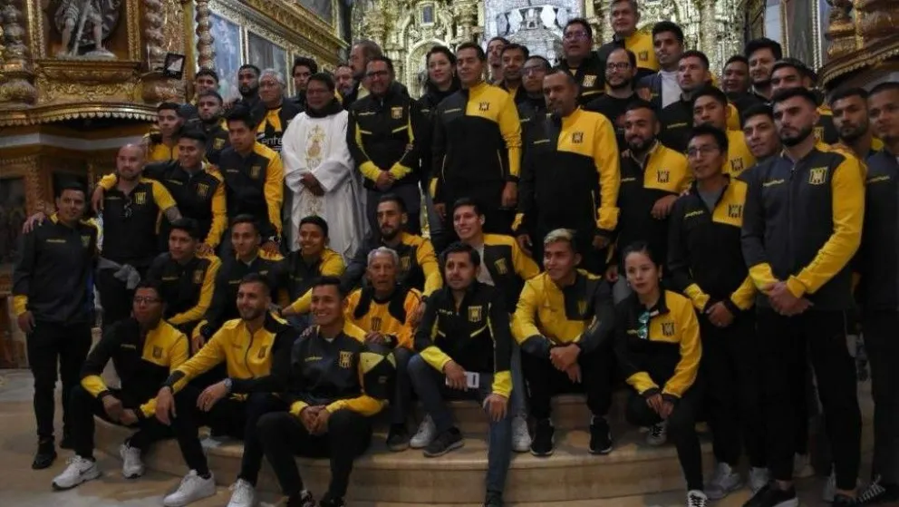 La delegación atigrada que viajó a Copacabana en octubre de 2023. Foto: APG