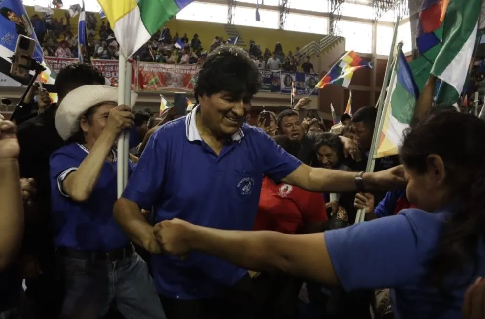 La posibilidad de que Evo Morales no sea candidato, hacer subir el precio de los bonos soberanos de Bolivia. Foto: ABI