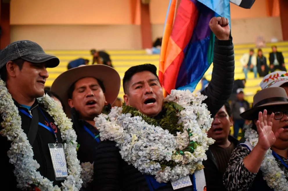 Grover García, presidente del MAS. FOTO: ABI