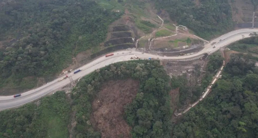 Vista de la Doble Vía El Sillar. Foto: ABI