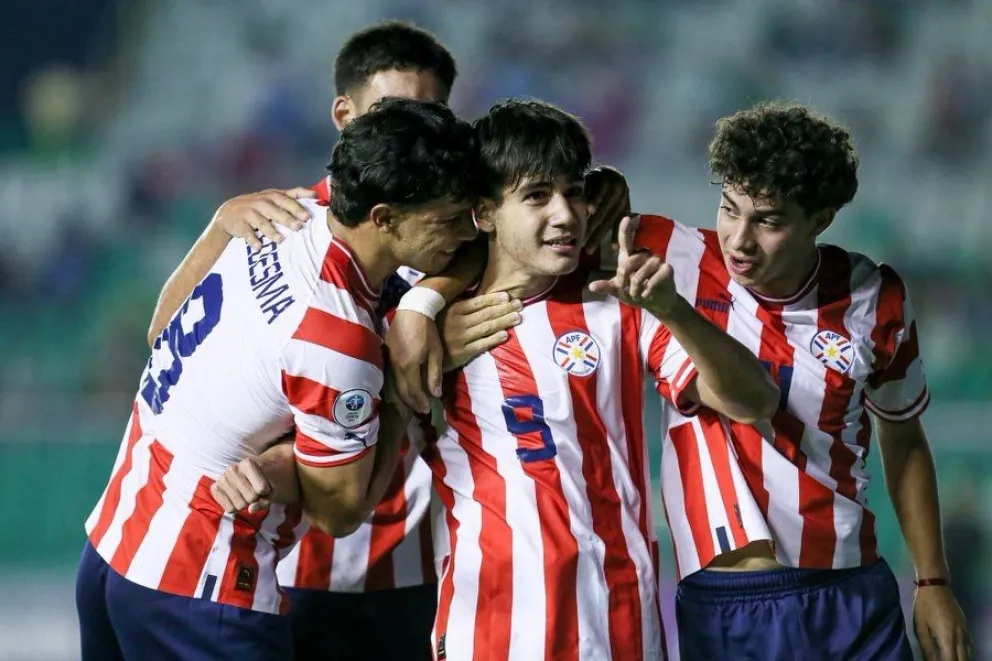Paraguay avanza a la fase final del Sub-15 con una goleada. Foto: selección paraguaya.