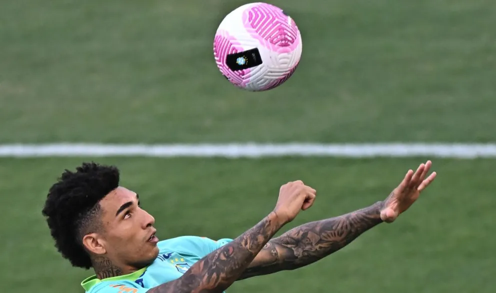 Igor Jesús, futbolista de la selección brasileña. Foto: FBF