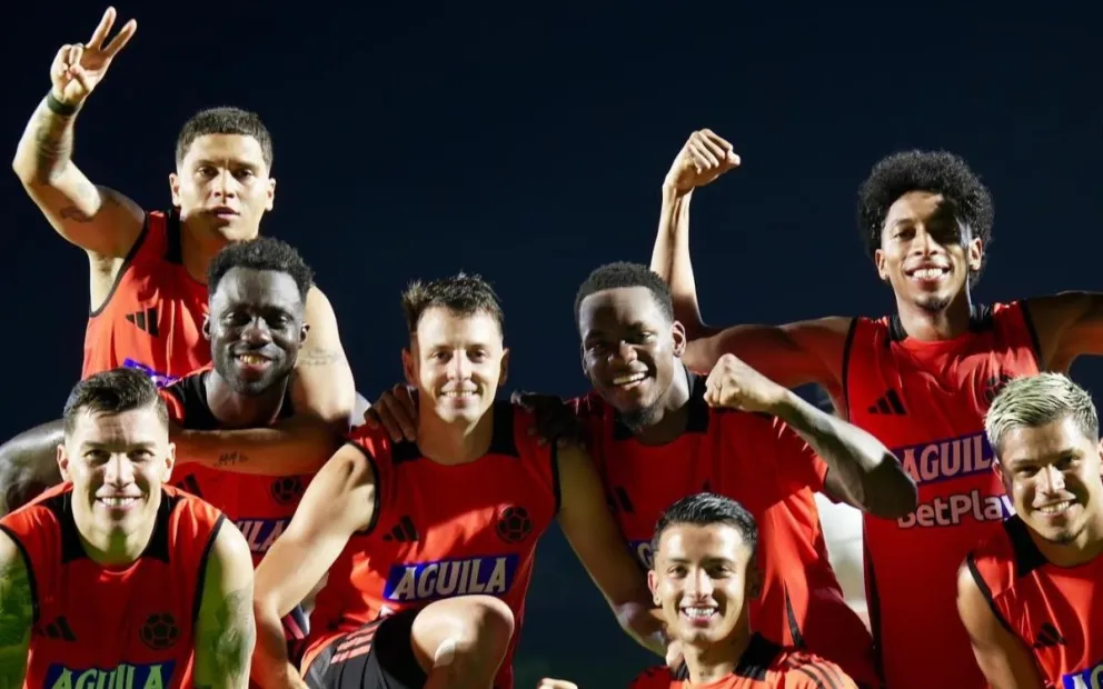 Jugadores de la selección de Colombia se muestran optimistas para el lance con Chile: Foto: Selección Colombia.