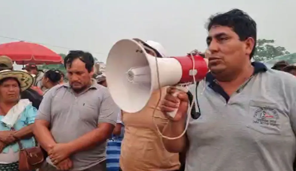 Francisco Córdova, dirigente del transporte libre. Foto: captura