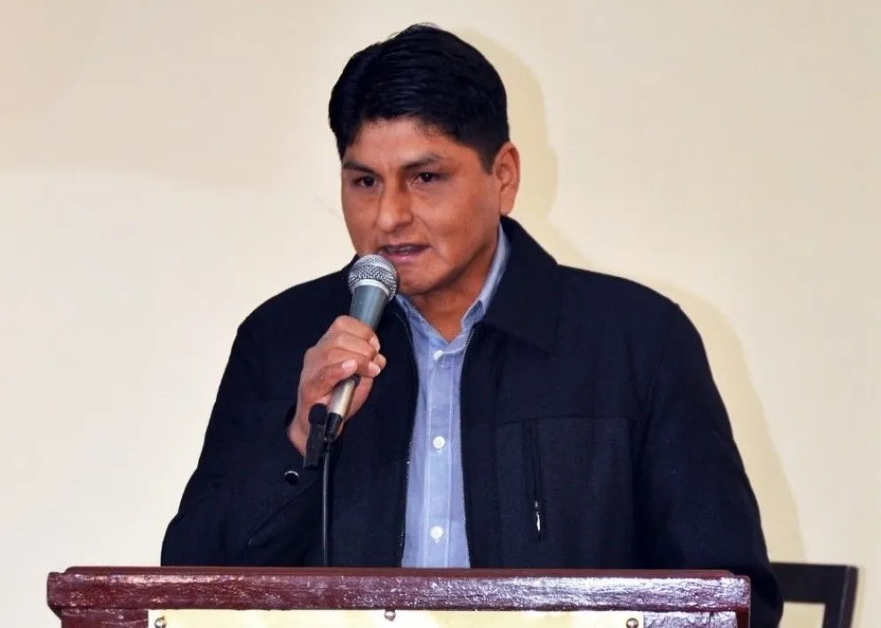 El nuevo viceministro de Coca y Desarrollo Integral, Mateo Mamani Quispe. Foto: ABI / MDRyT.