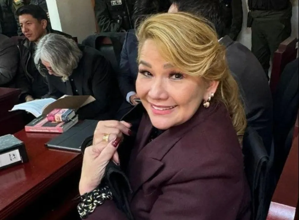 La expresidenta Jeanine Añez. Foto: RRSS