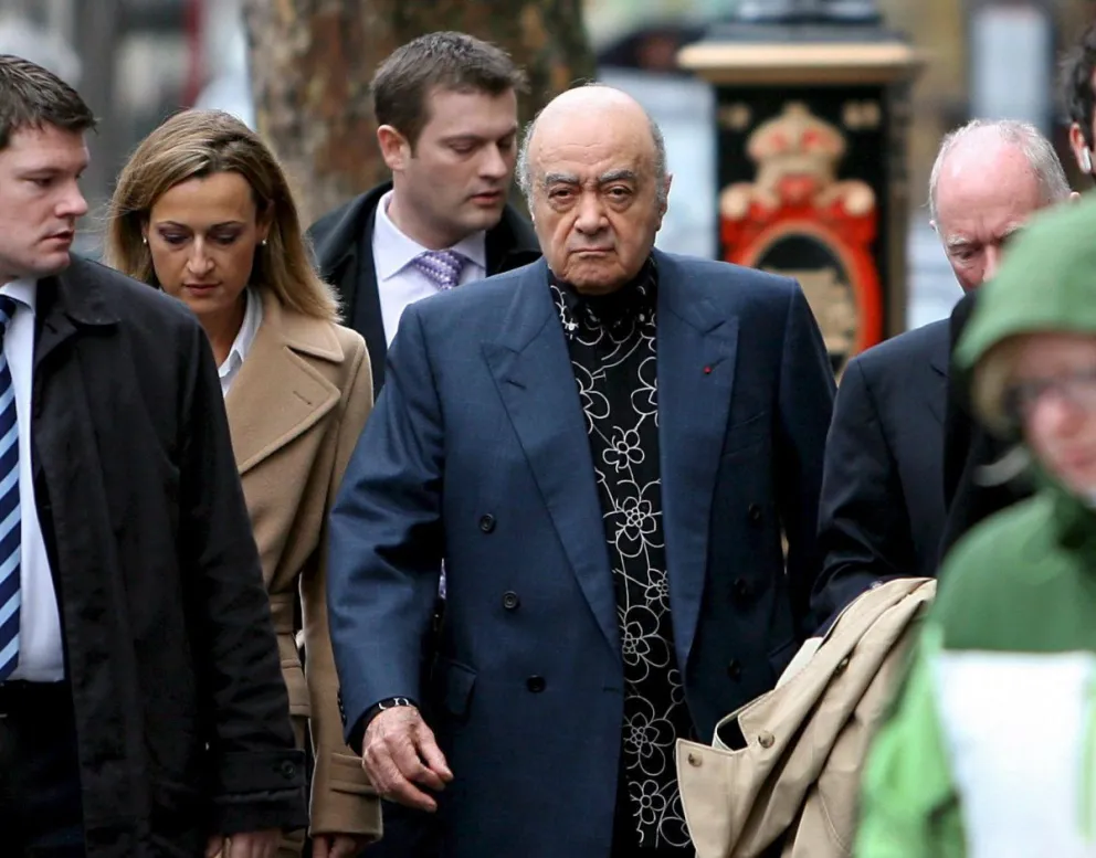 El propietario de los almacenes Harrods de Londres, Mohamed Al Fayed el 14 de enero de 2008. Foto: EFE