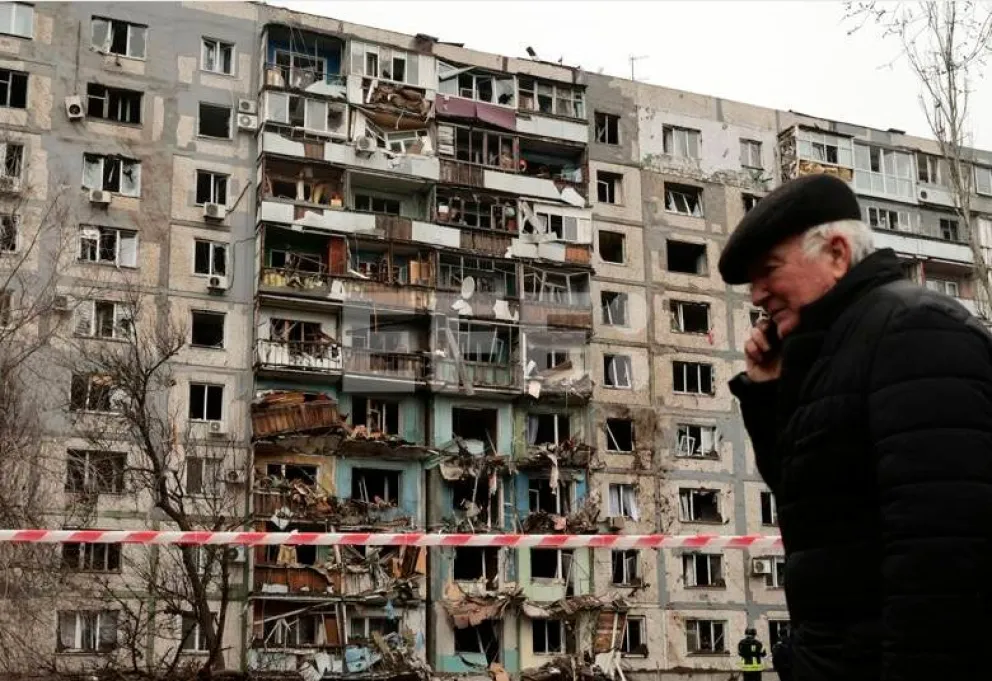 Imagen de archivo de un soldado ucraniano. Foto: EFE / Orlando Barría