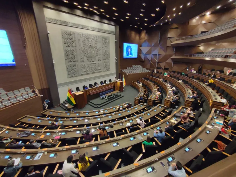 La sesión plenaria comenzó luego de las 15:00. Foto: Paulo Lizárraga A. / Visión 360