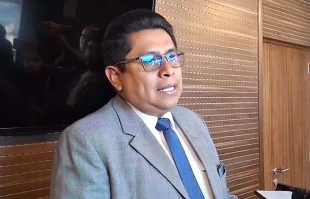 El asesor de la Cámara de Senadores, Israel Quino. Foto: captura